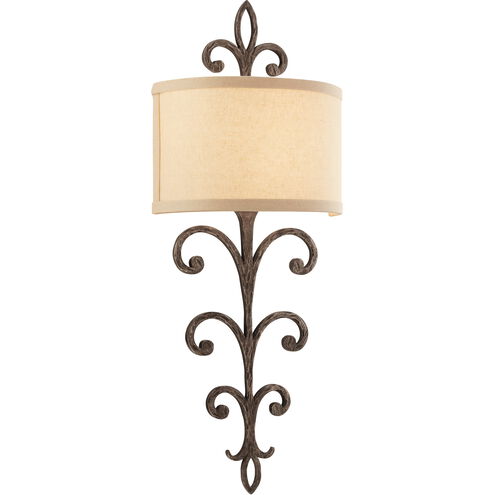 Crawford 2 Light 11 inch Cottage Bronze Wall Sconce Wall Light