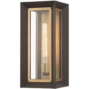 Lowry 1 Light 17 inch Textured Bronze/Patina Brass Outdoor Wall Sconce