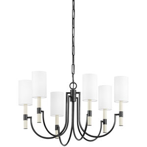 Gustine 6 Light 31 inch Forged Iron Chandelier Ceiling Light
