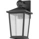 Soren 1 Light 14 inch Textured Black Outdoor Wall Sconce