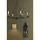 Sawyer 6 Light 36 inch Forged Iron Chandelier Ceiling Light