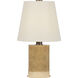 Kerwin 28 inch 15 watt Bronze Leaf and Ceramic Caramel Bisque Table Lamp Portable Light