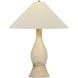Yuba 28 inch 15 watt Patina Brass and Ceramic Ancient Vessel Table Lamp Portable Light
