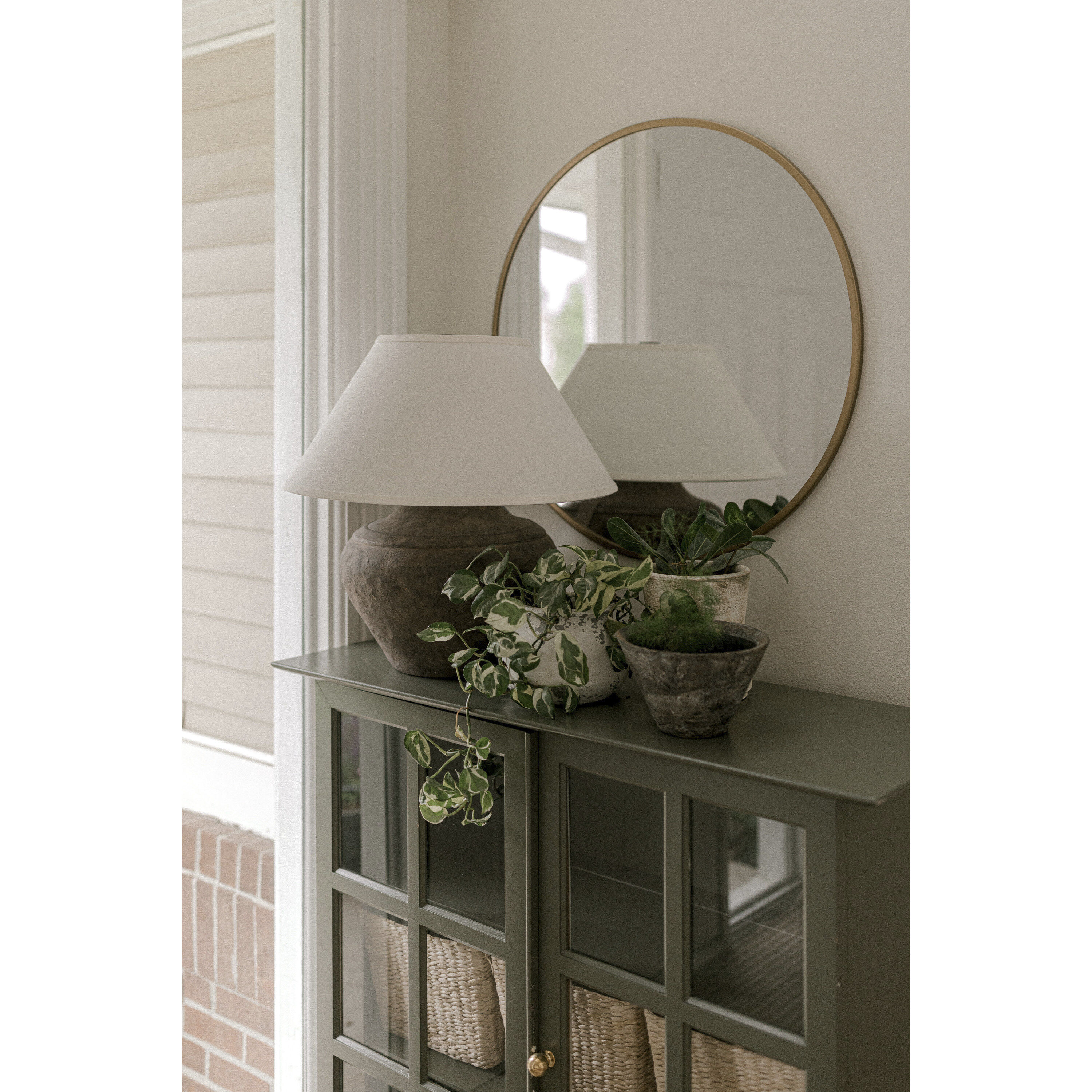 Calabria 21 inch 150.00 watt Rustico Table Lamp Portable Light 