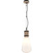 Fulton 1 Light 9.5 inch Rusty Iron W Salvaged Wood Pendant Ceiling Light