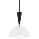 Payson 1 Light 12 inch Patina Brass/Soft Black Pendant Ceiling Light