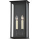 Chauncey 2 Light 10 inch Textured Black Wall Sconce Wall Light