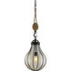 Murphy 1 Light 13.5 inch Forged Iron Pendant Ceiling Light