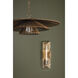 Nordic 1 Light 6.25 inch Patina Brass ADA Wall Sconce Wall Light