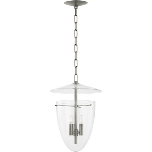 Tully 3 Light 13.5 inch Vintage Pewter Lantern Ceiling Light