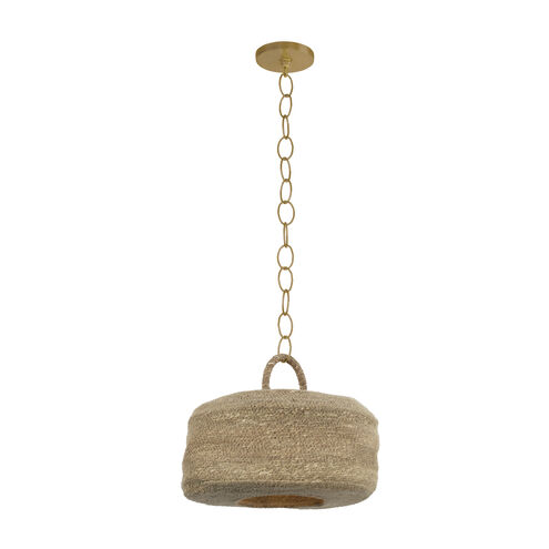 Ferrando 1 Light 15 inch Patina Brass Pendant Ceiling Light