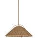 Richard 1 Light 25.5 inch Patina Brass Pendant Ceiling Light