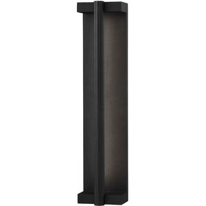 Calla LED 22 inch Textured Black Outdoor Wall Sconce
