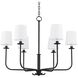 Bodhi 6 Light 36 inch Forged Iron Chandelier Ceiling Light