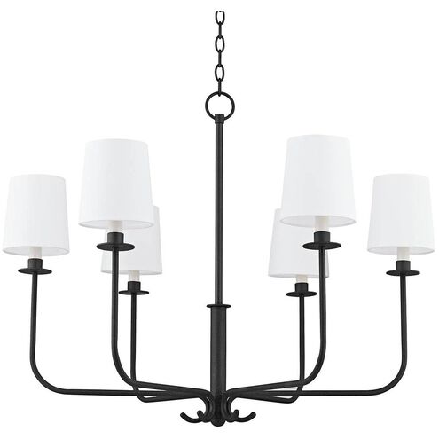 Bodhi 6 Light 36 inch Forged Iron Chandelier Ceiling Light