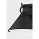 Catalina 1 Light 10 inch Textured Black Outdoor Wall Sconce