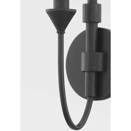 Cate 1 Light 5 inch Forged Iron Wall Sconce Wall Light