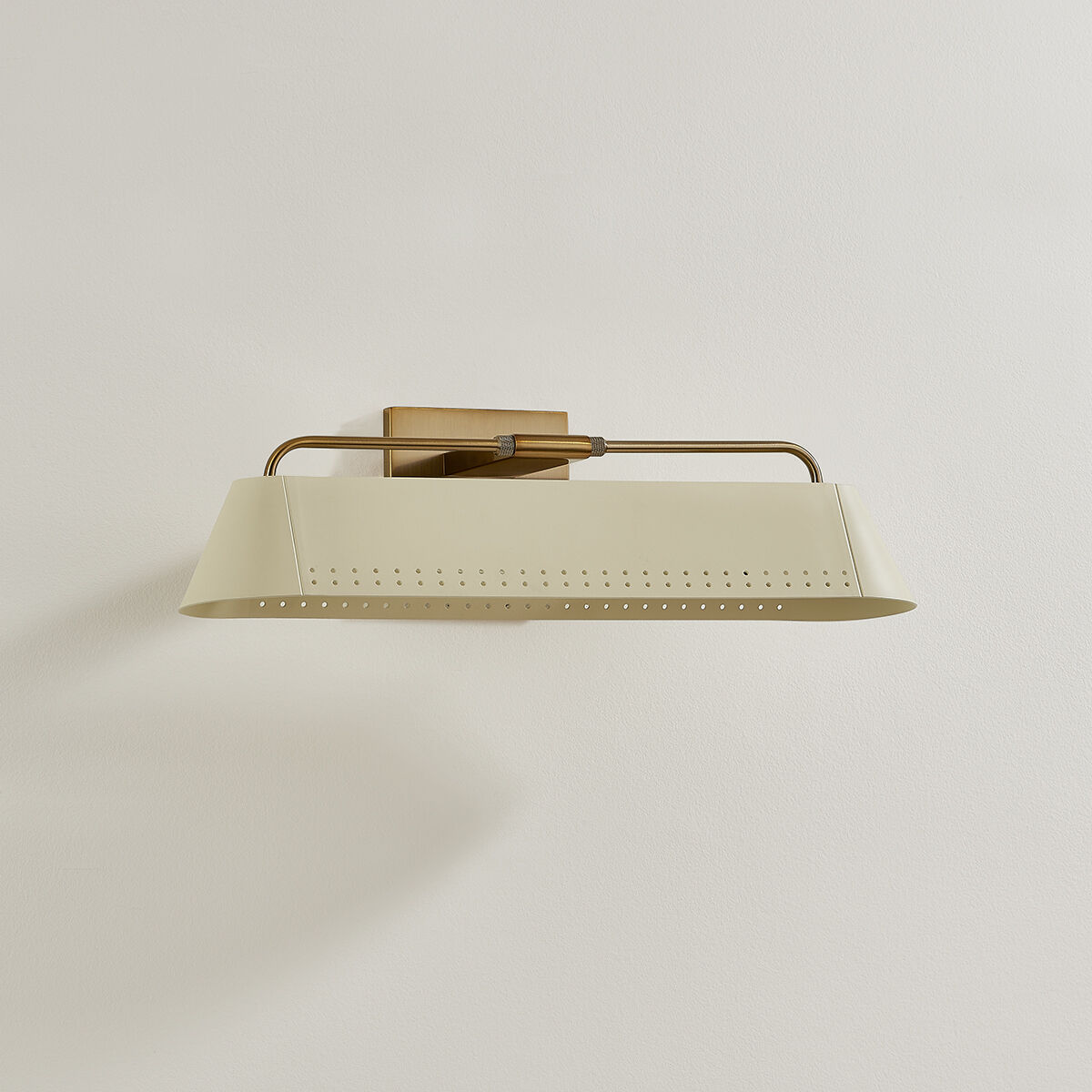 Rowan 30 watt 18.5 inch Patina Brass and Soft Sand Picture Light Wall Light