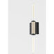 Cruiz 2 Light 5 inch Soft Black ADA Wall Sconce Wall Light