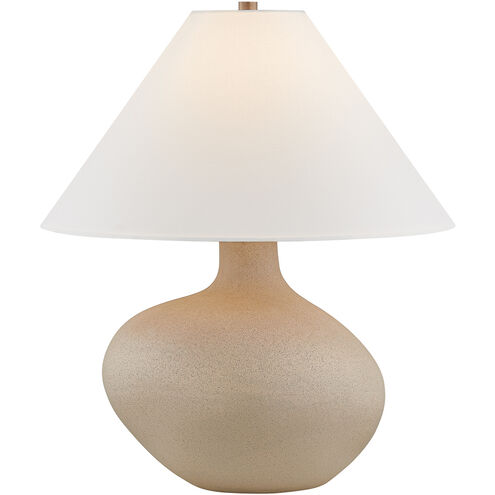 Rebecca 25.25 inch 15.00 watt Ceramic Rough Sand Table Lamp Portable Light