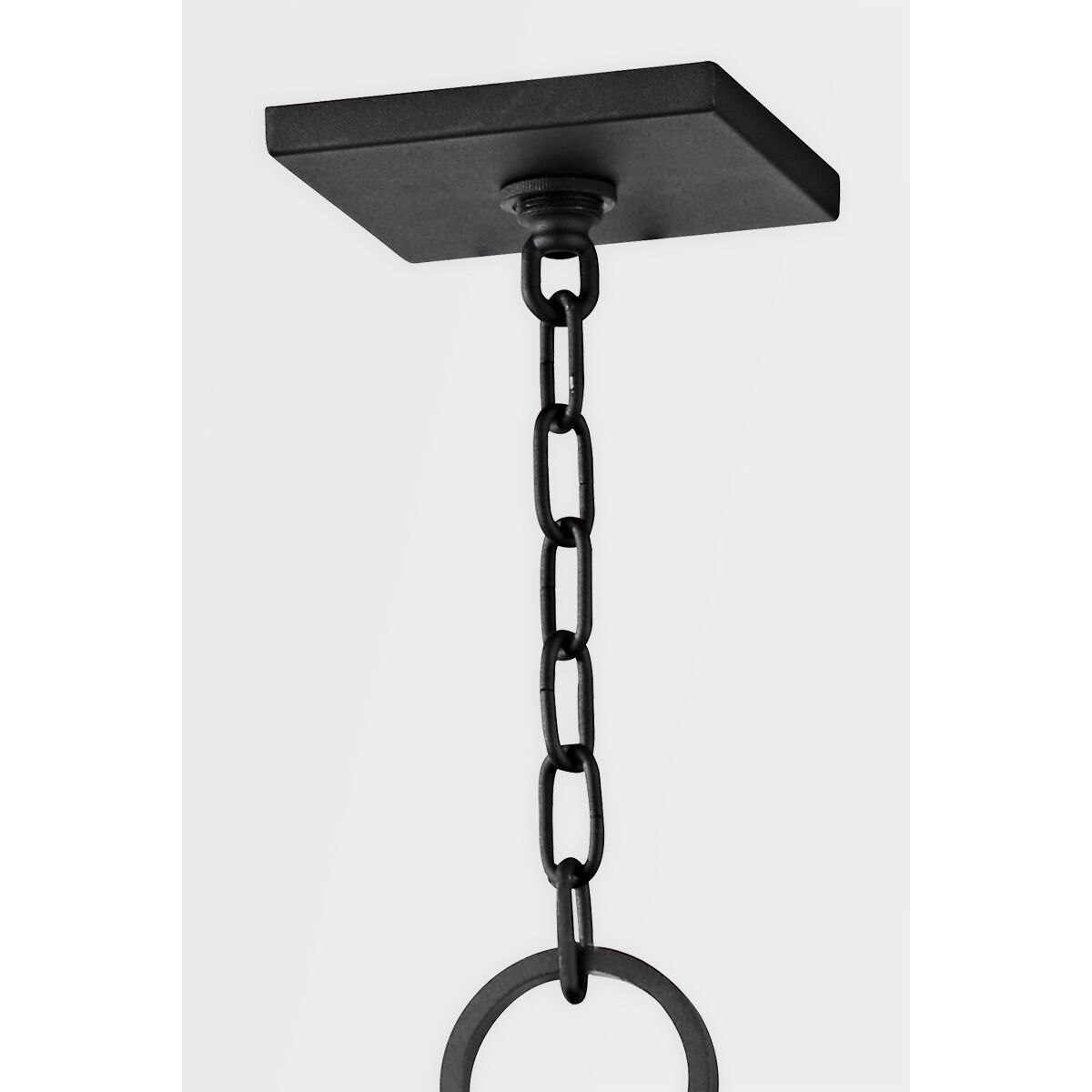 Longport 4 Light 10 inch Textured Black Outdoor Pendant