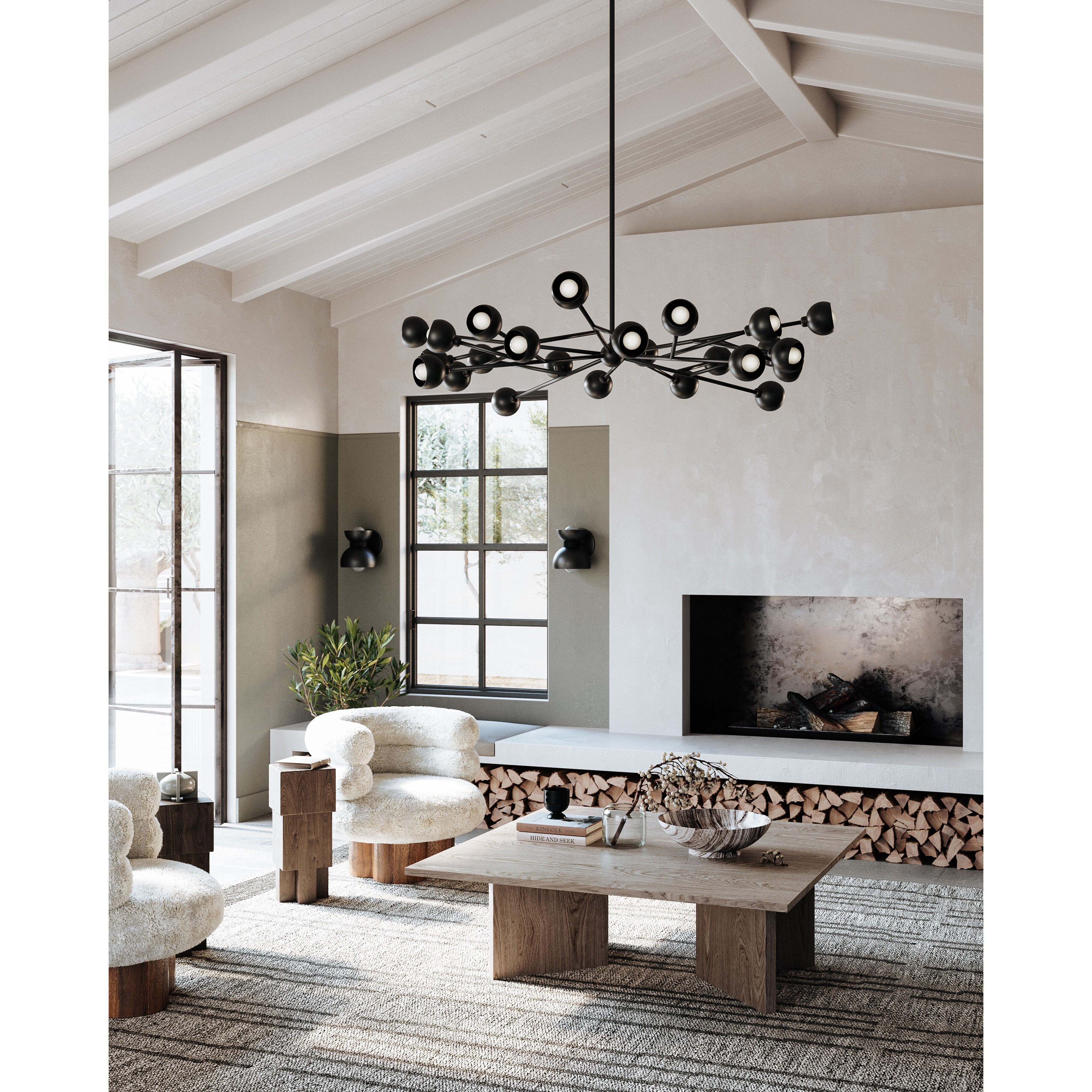 Pomona 2 Light 8 inch Soft Black/Textured Black Wall Sconce Wall Light