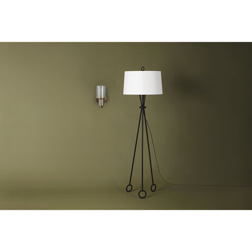 Santa Monica 67.75 inch 100.00 watt Forged Iron Floor Lamp Portable Light