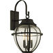Bunker Hill 3 Light 22.75 inch Vintage Bronze Outdoor Wall Sconce