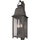Larchmont 4 Light 31.5 inch Aged Pewter Outdoor Wall Sconce