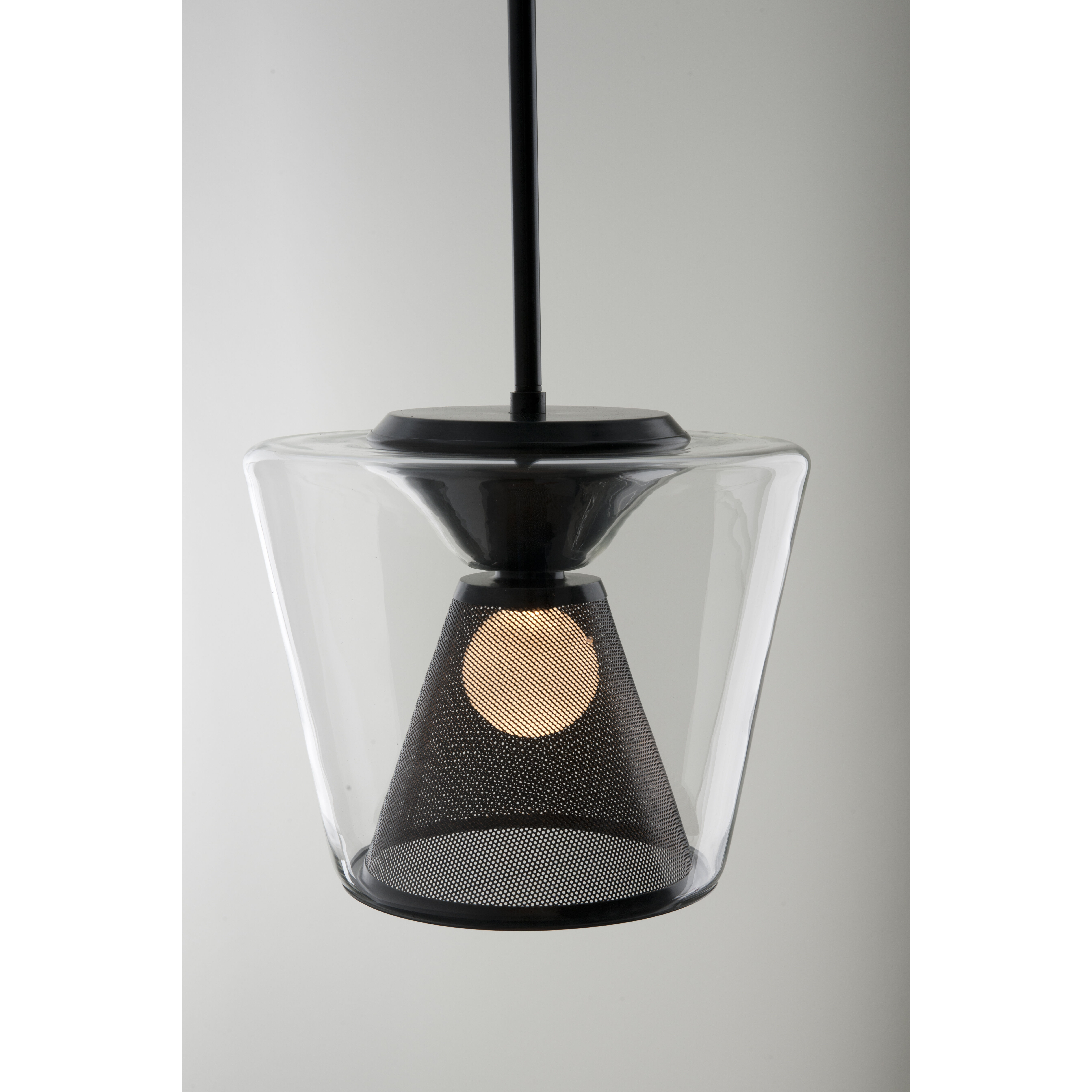 Berlin 1 Light 19.5 inch Soft Black Pendant Ceiling Light
