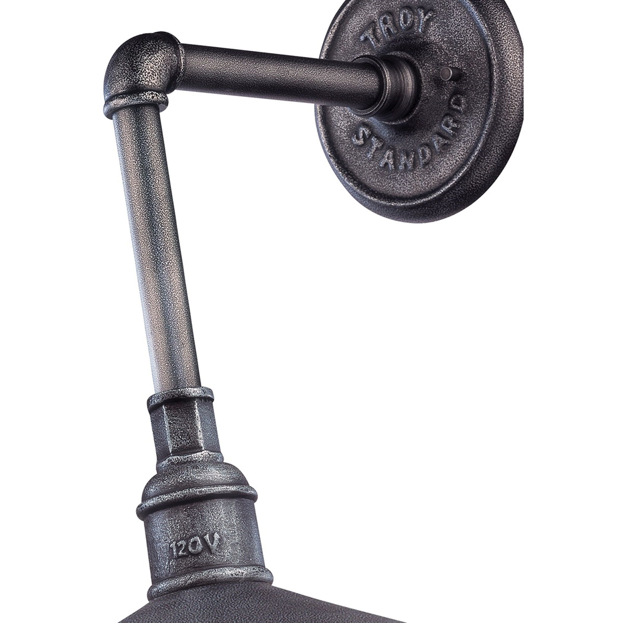 Toledo 1 Light 14 inch Old Silver Wall Sconce Wall Light