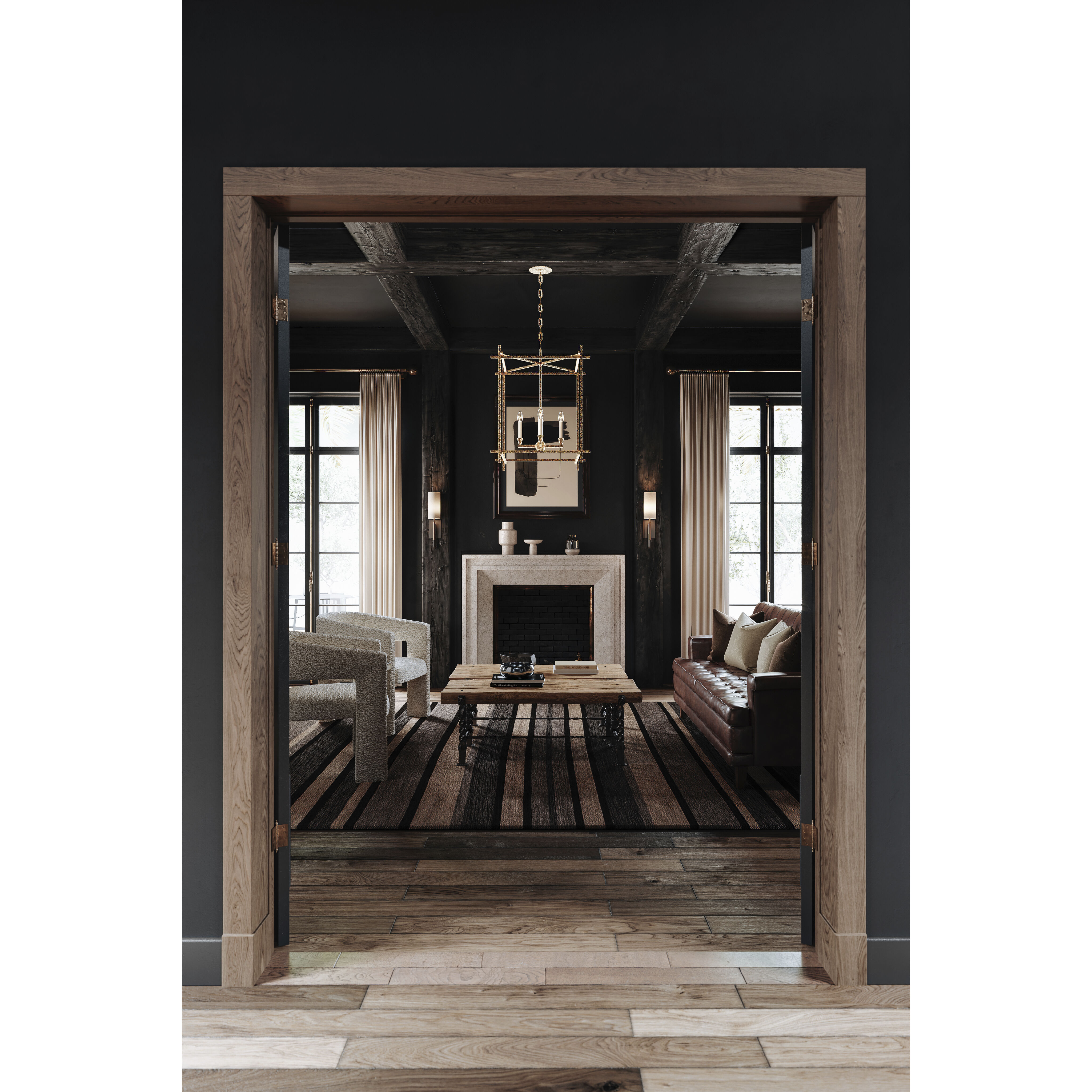 Cosmo 1 Light 6 inch Soft Black Wall Sconce Wall Light