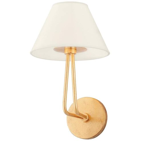 Ozias 1 Light 8 inch Vintage Gold Leaf Wall Sconce Wall Light