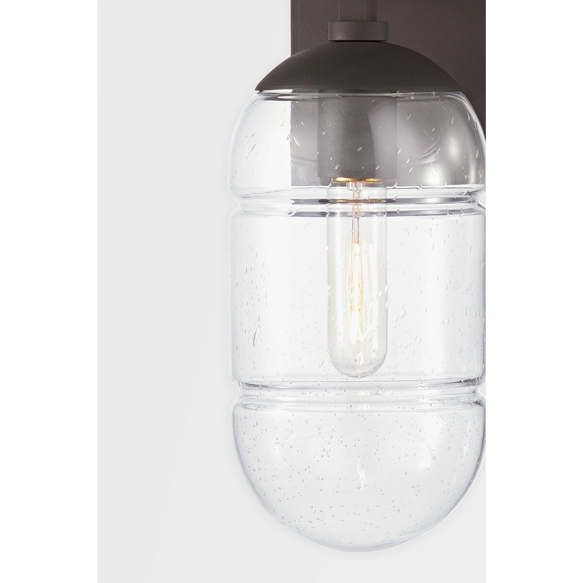 Poston 1 Light 13 inch Textured Bronze Outdoor Wall Sconce