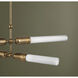 Darby 4 Light 36.75 inch Patina Brass Chandelier Ceiling Light