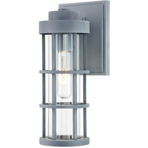 Mesa 1 Light 12 inch Weathered Zinc Outdoor Wall Sconce