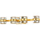 Splash 4 Light 25.25 inch Gold Leaf Bath and Vanity Wall Light