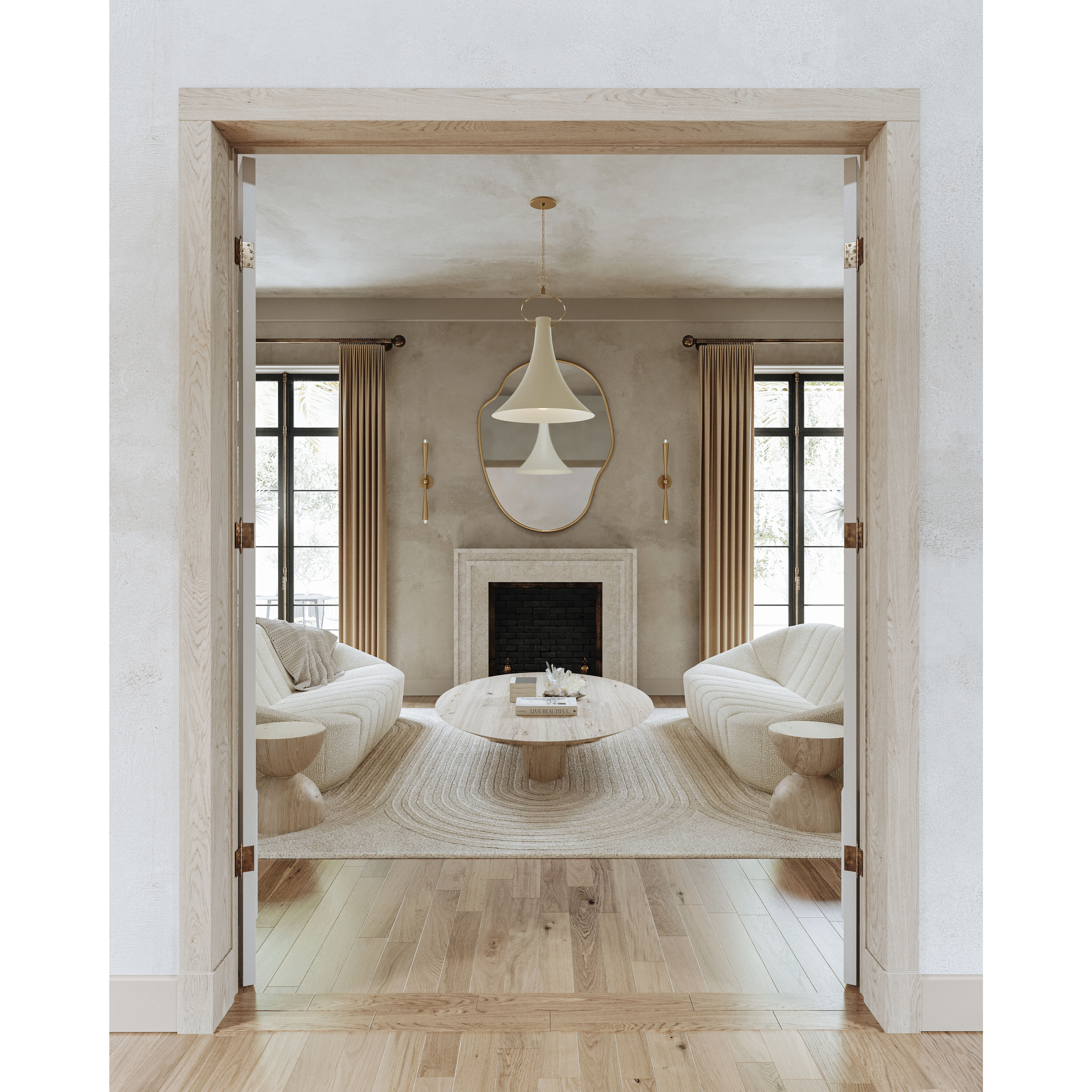 Keanu 2 Light 4.75 inch Patina Brass ADA Wall Sconce Wall Light