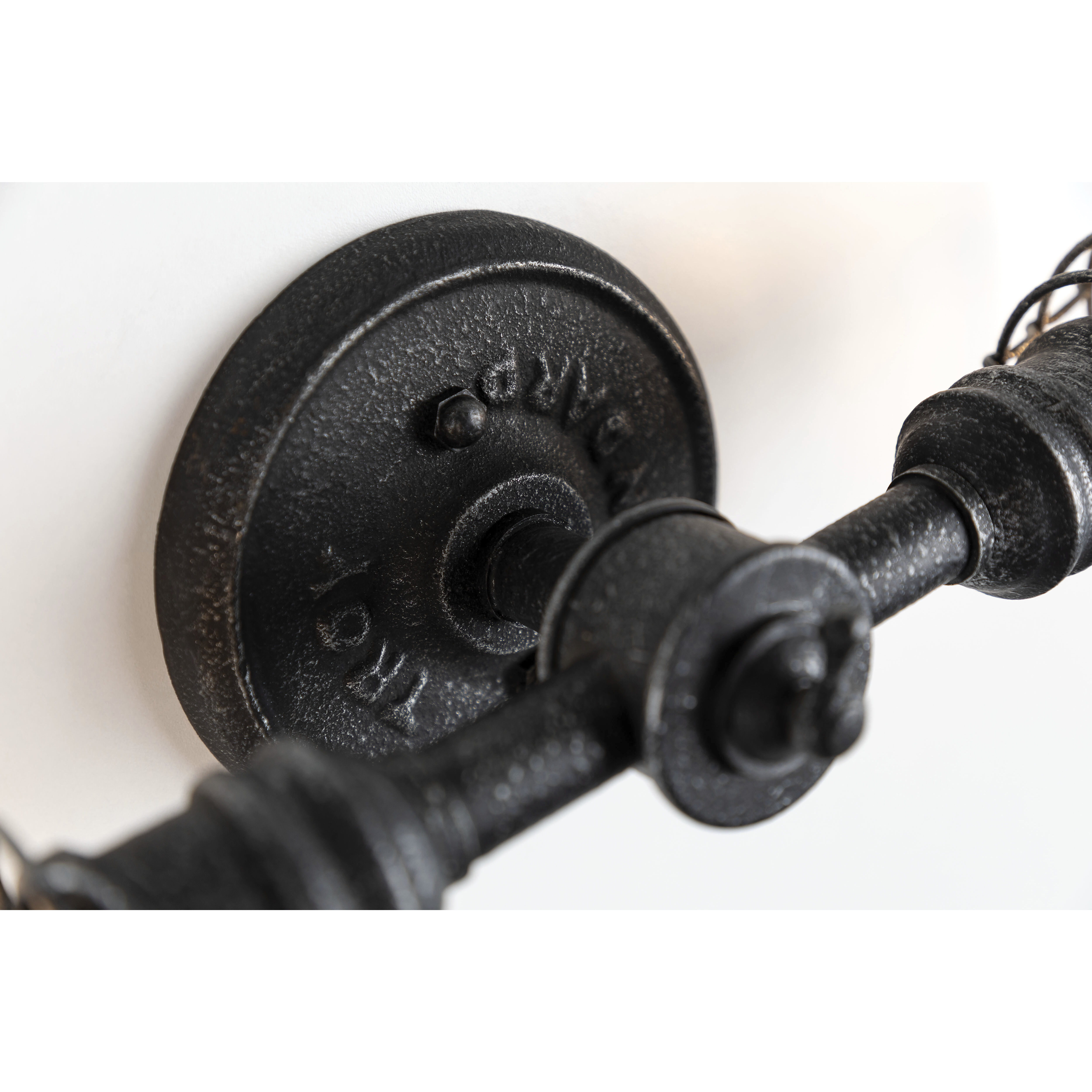 Conduit 2 Light 6 inch Aged Pewter Wall Sconce Wall Light