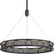 Fuze 1 Light 29 inch Soft Off Black Pendant Ceiling Light