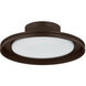Cannes LED 14.75 inch Bronze Exterior Flush Mount