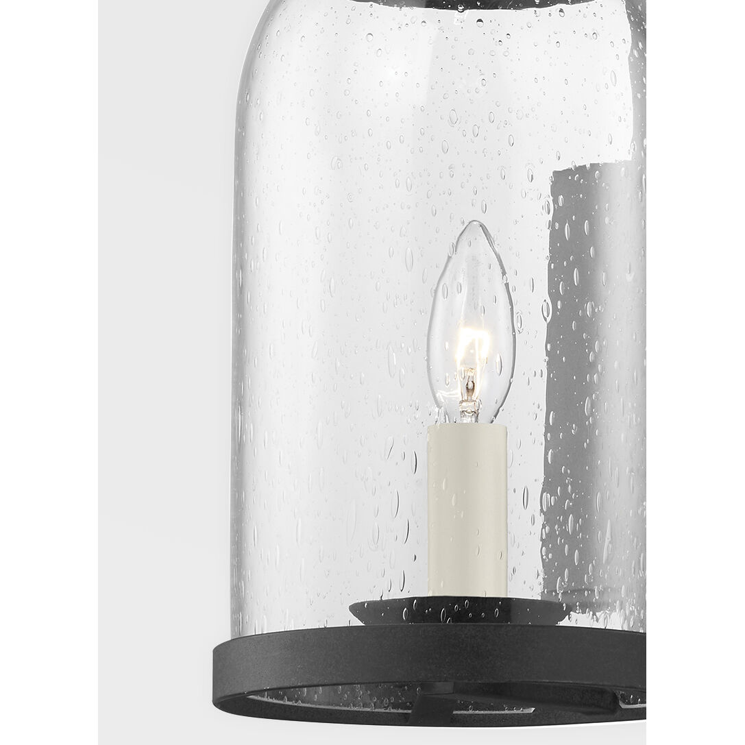 Napa County 1 Light 18 inch French Iron Outdoor Wall Sconce, Small