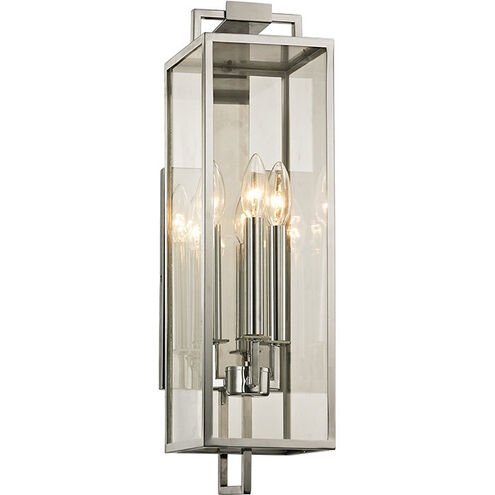 Beckham 3 Light 6 inch Stainless Steel Wall Sconce Wall Light
