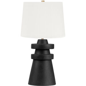 Grover 25.25 inch 15.00 watt Patina Brass Table Lamp Portable Light