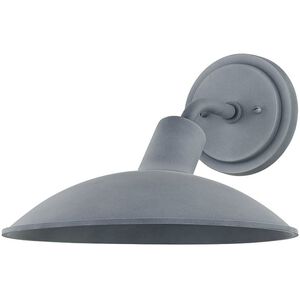 Otis 1 Light 9 inch Weathered Zinc Outdoor Wall Sconce