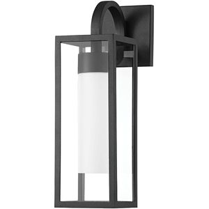 Pax 1 Light 17 inch Texture Black Outdoor Wall Sconce