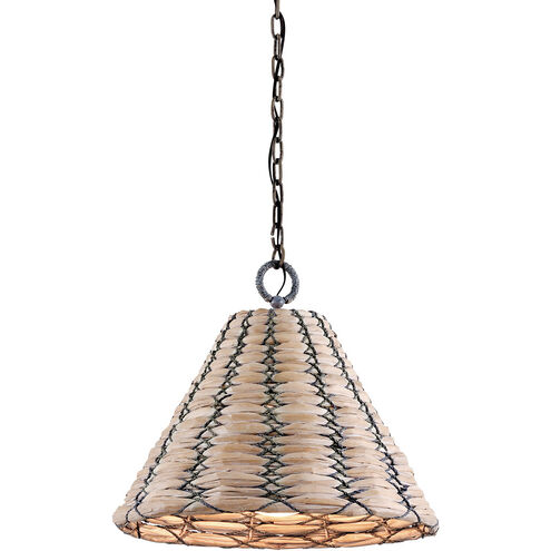 Solana 1 Light 22.25 inch Earthen Bronze Chandelier Ceiling Light