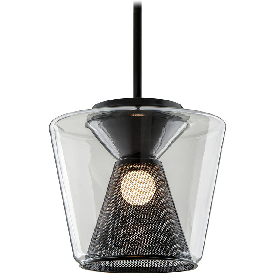 Berlin LED 12.5 inch Soft Black Pendant Ceiling Light