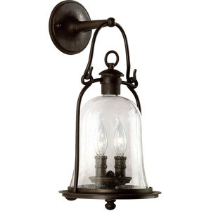 Owings Mill 2 Light 18.5 inch Natural Bronze Outdoor Wall Sconce