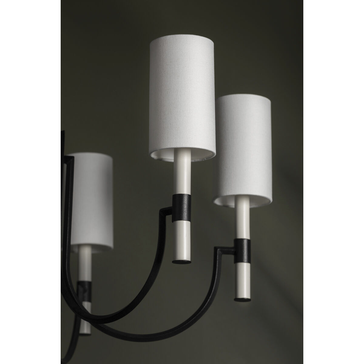 Gustine 6 Light 31 inch Forged Iron Chandelier Ceiling Light